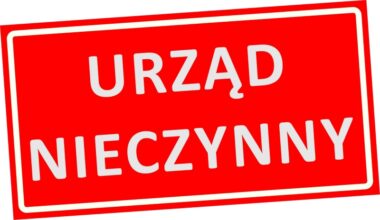 2 maja 2024 r. (czwartek) Urząd Gminy Lubań będzie nieczynny.