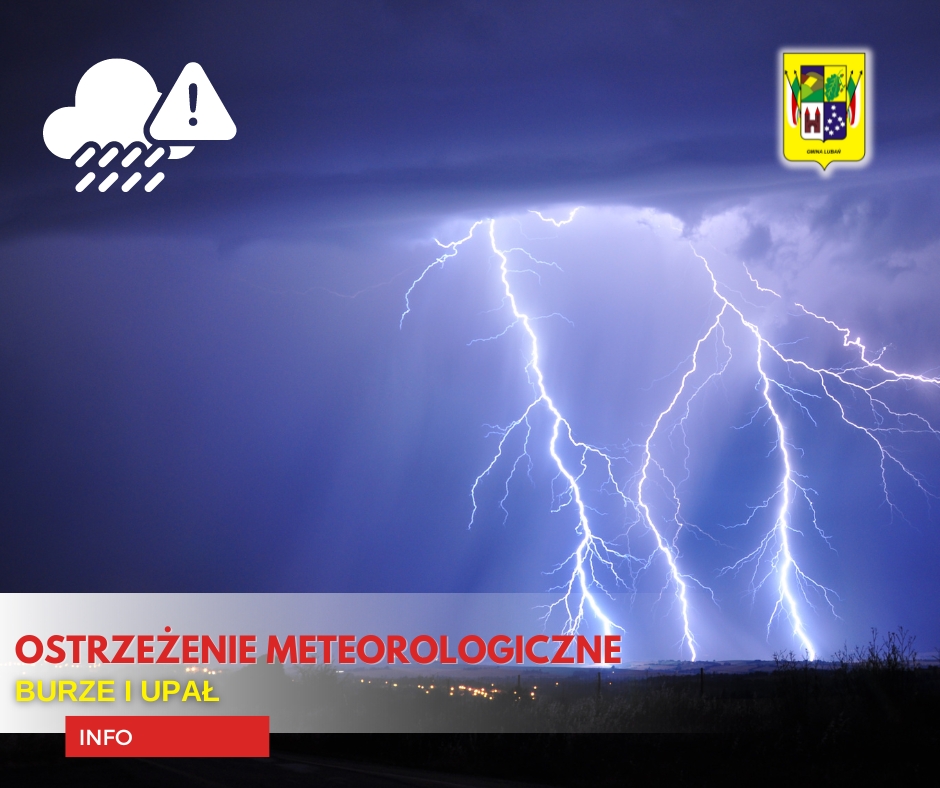 OstrzeĹźenie meteorologiczne przed burzami 3 stopnia